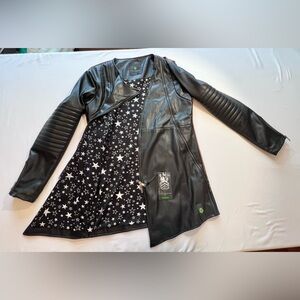 Dolce Moda Vegan Leather Jacket by Ron Thomson – XL – NWT – Retail $249